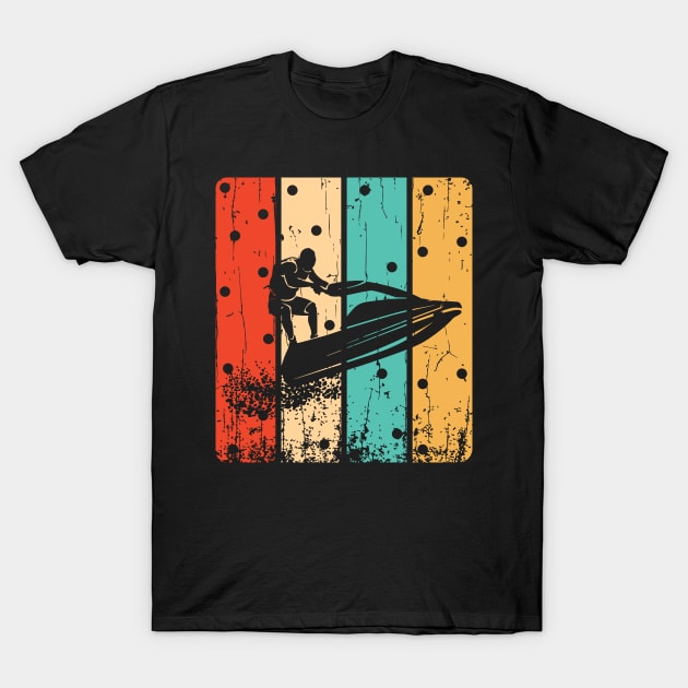 Retro Jet Skiing Gifts T-Shirt by Teewyld